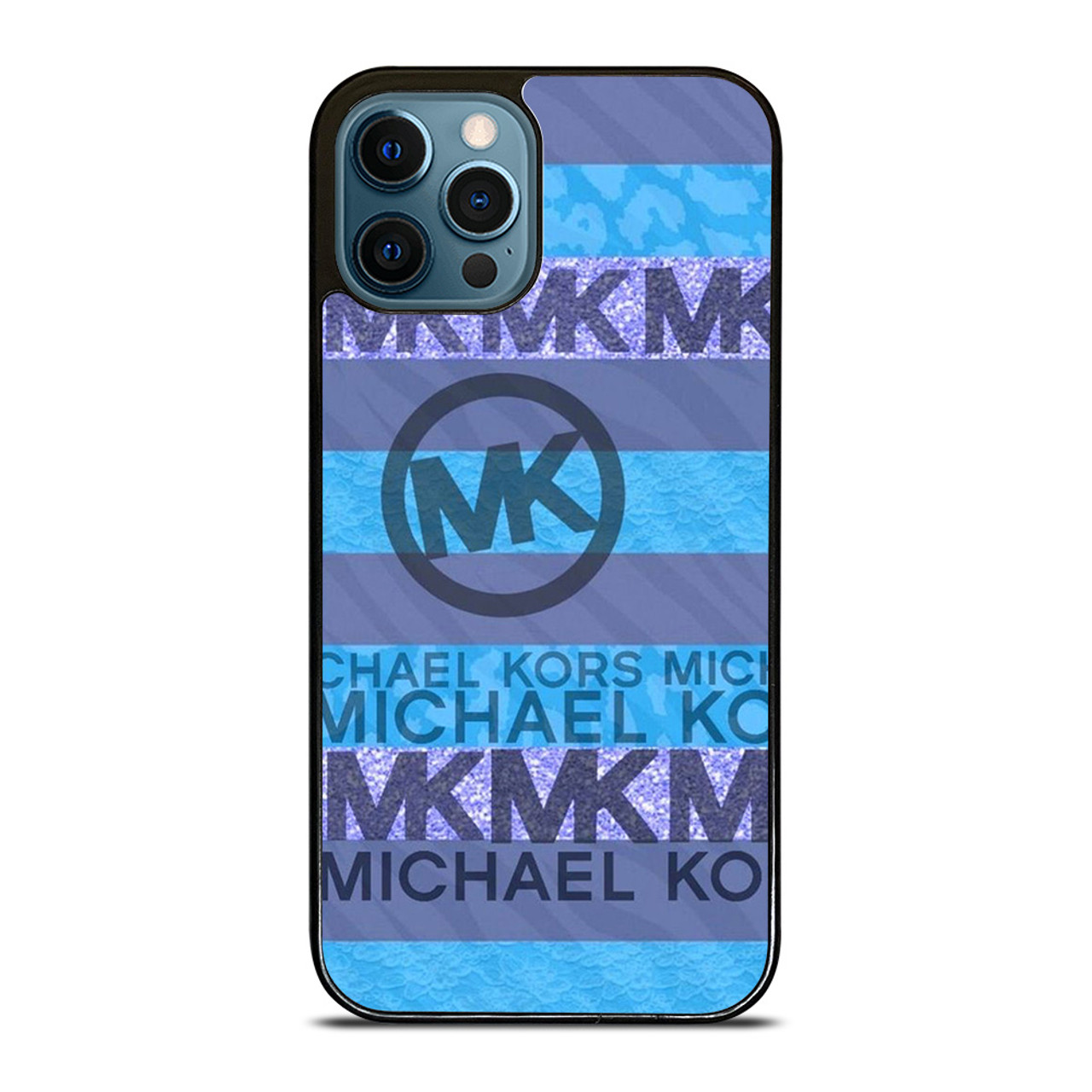 MK MICHAEL KORS LOGO BLUE ICON iPhone 12 Pro Max Case